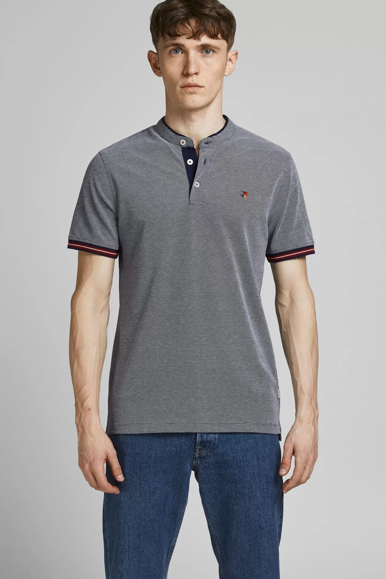 Hot Polo Cuello Mao Hombre Polos