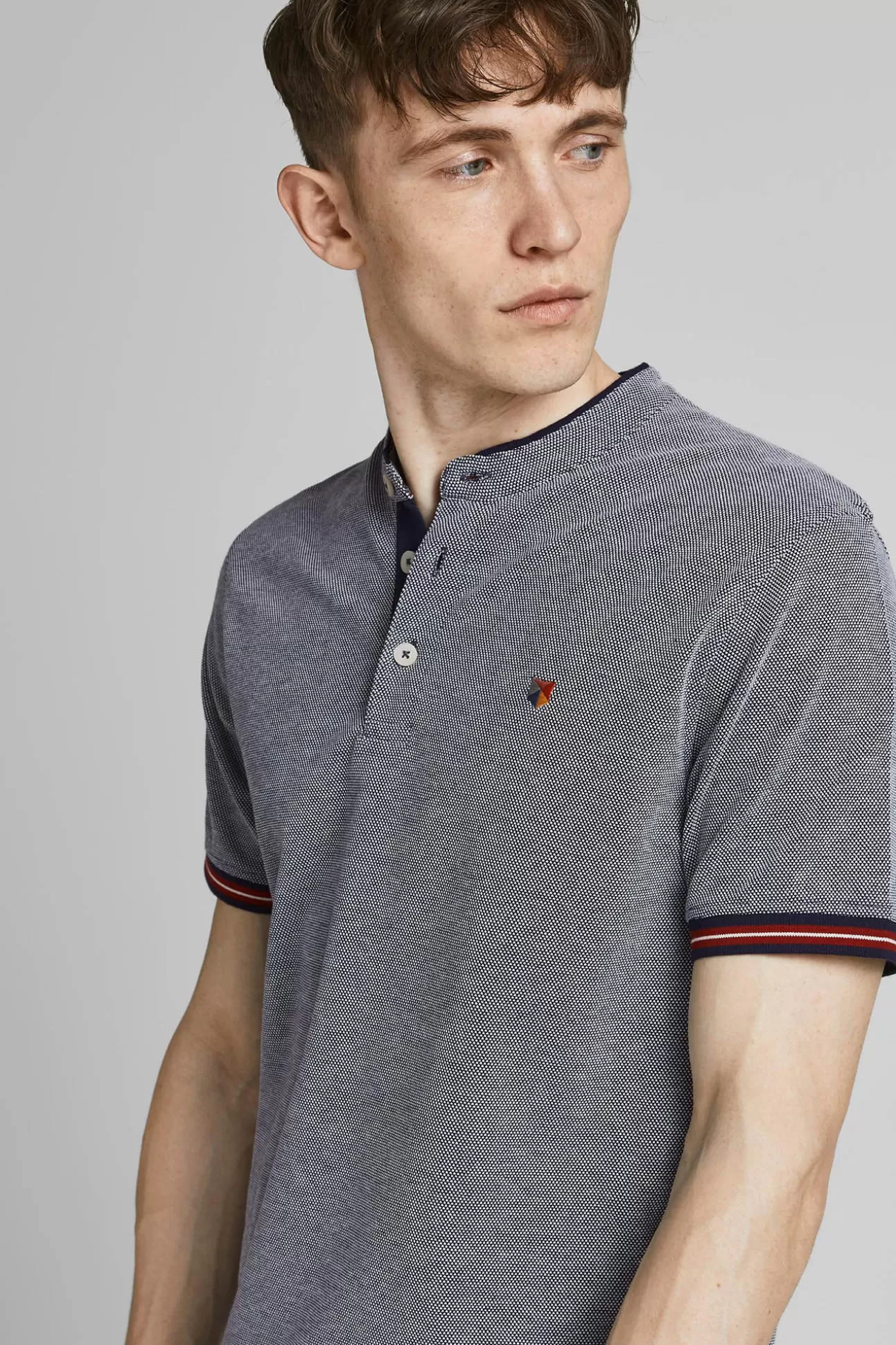 Hot Polo Cuello Mao Hombre Polos