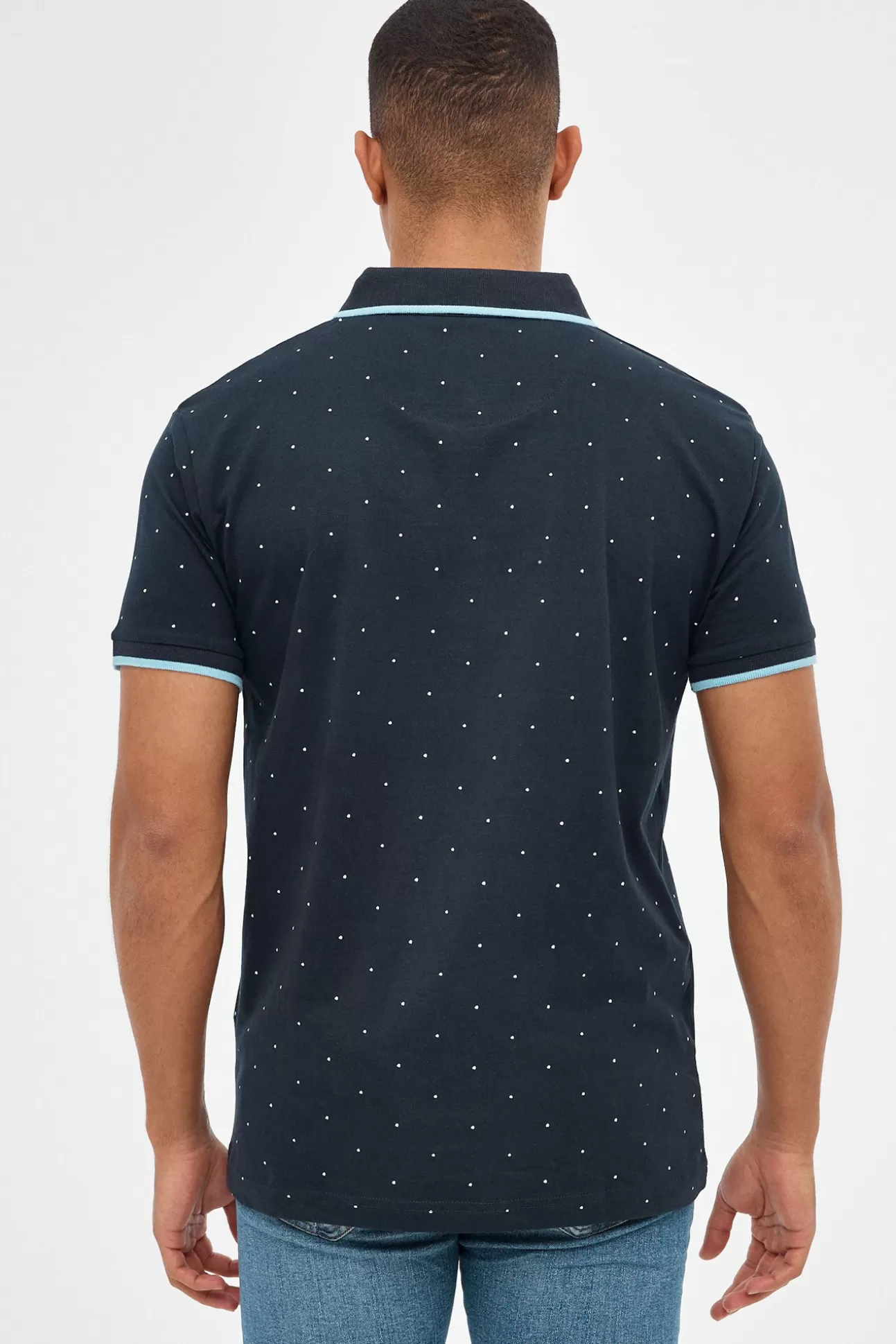 Online Polo Estampado Mini Print Hombre Polos