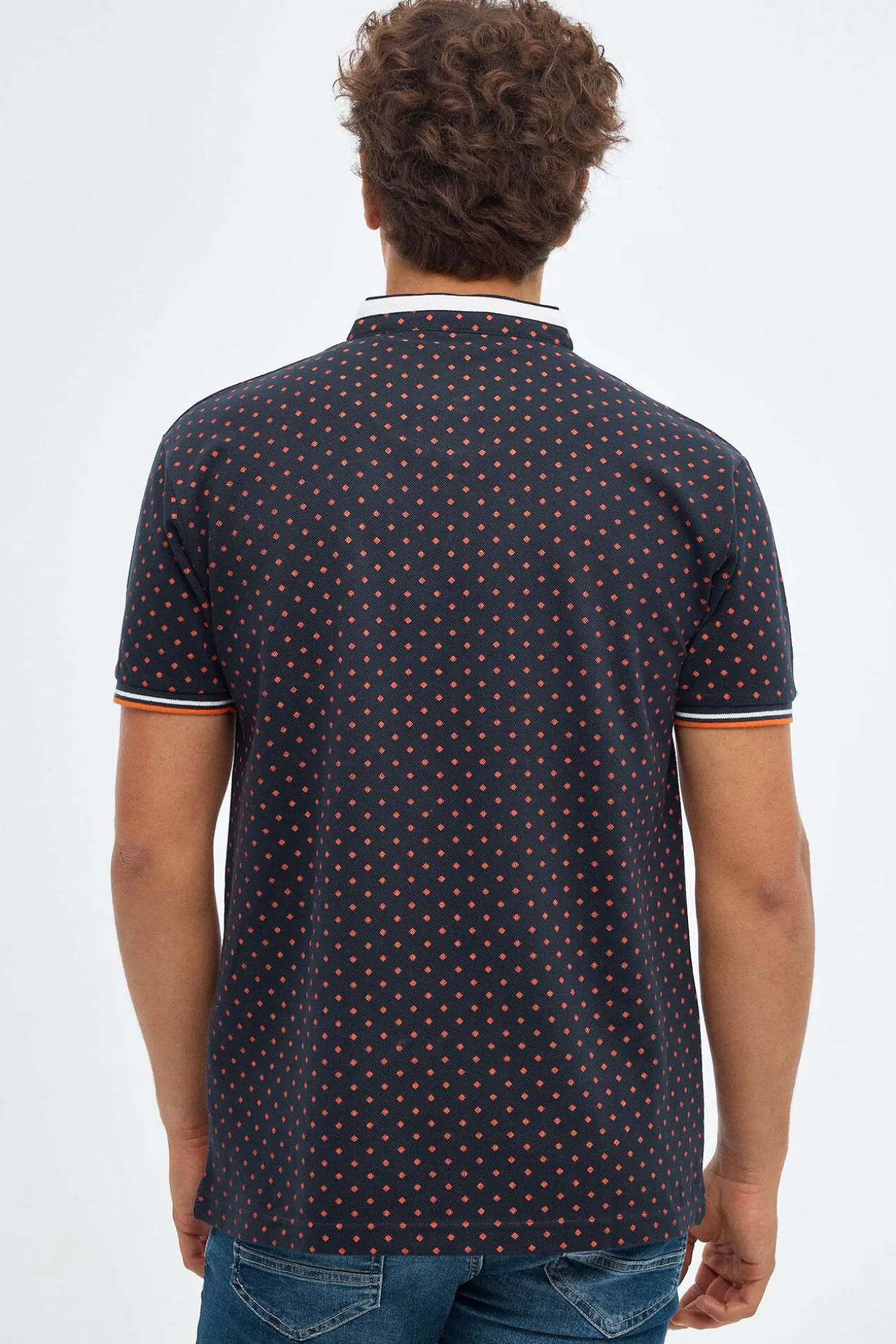 Store Polo Mao Estampado Geometrico Hombre Polos