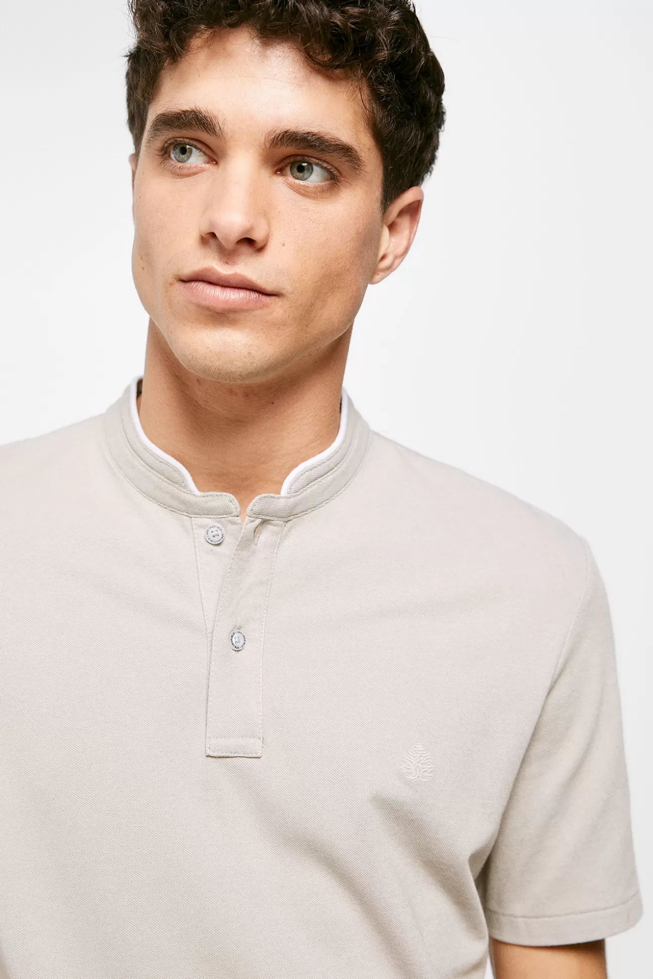 Outlet Polo Mao Oxford Hombre Polos