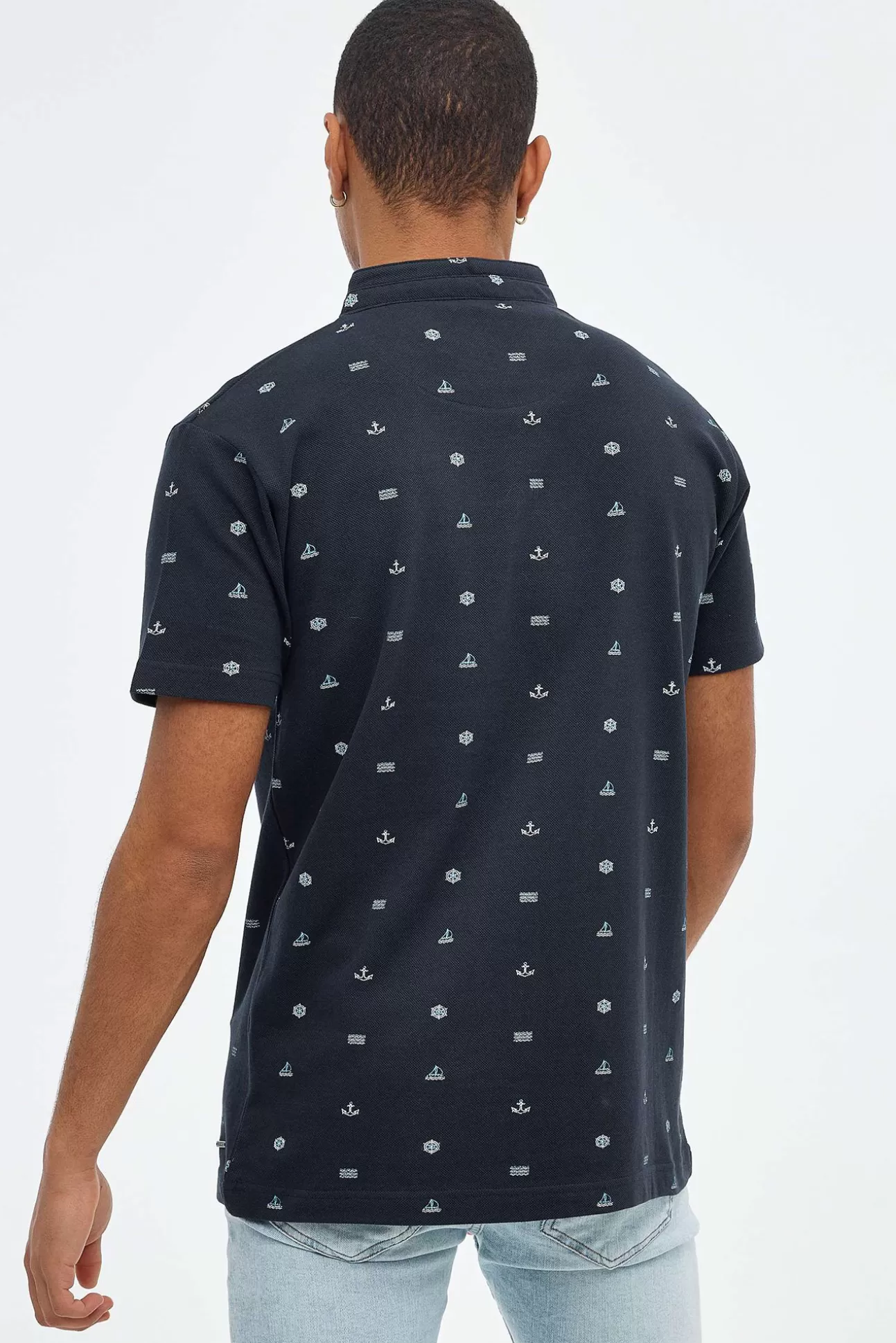 Best Sale Polo Miniprint Marinero Hombre Polos