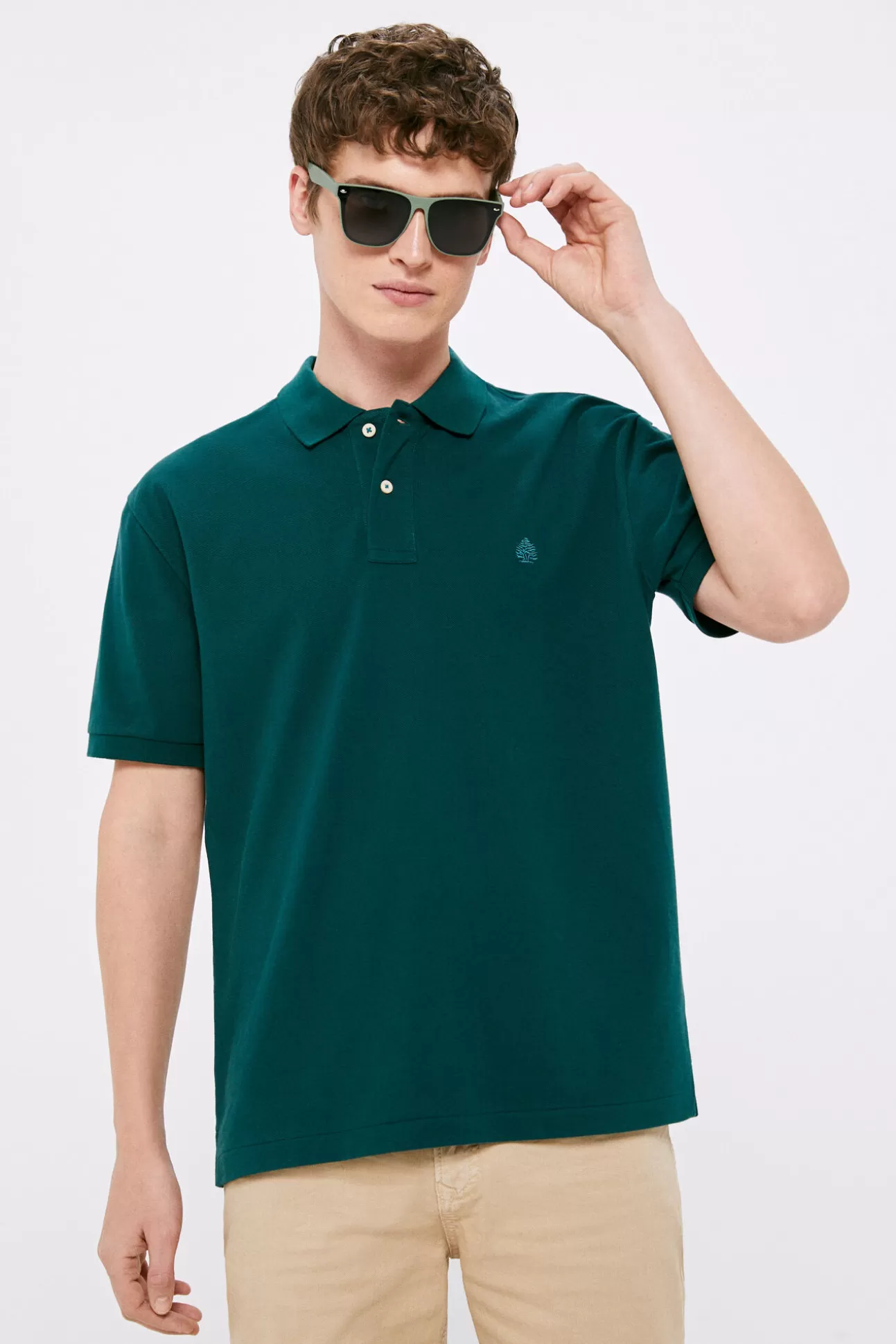 Shop Polo Pique Basico Hombre Polos