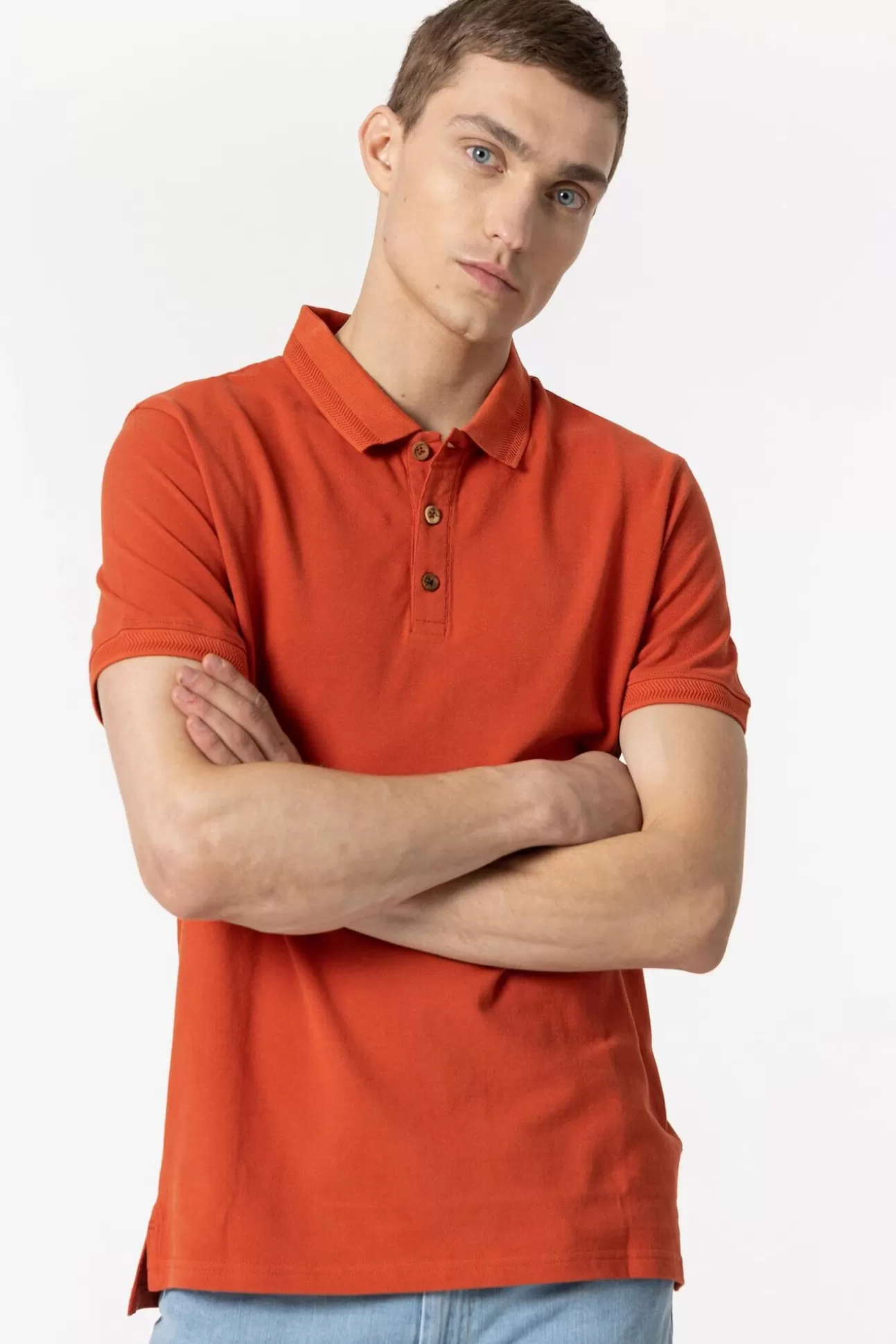 Cheap Polo Pique Cuello Con Detalle Hombre Polos