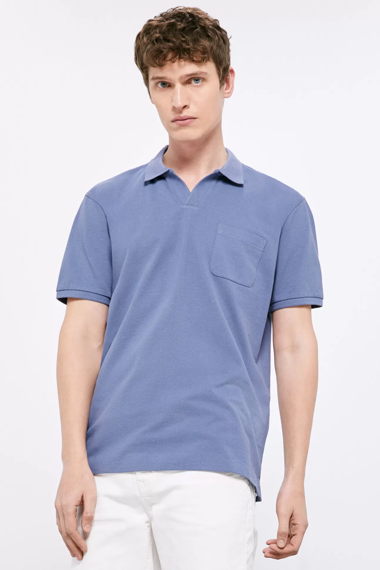 Clearance Polo Pique Cuello Resort Hombre Polos