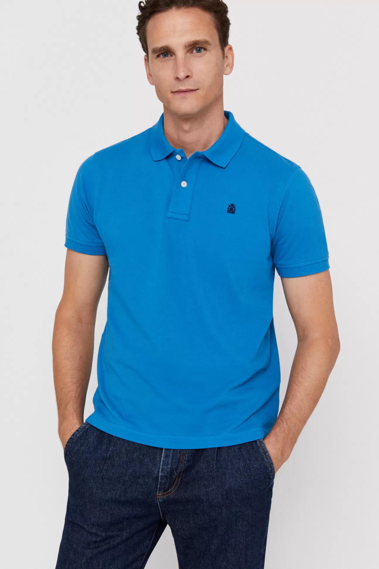 Online Polo Pique Logo Hombre Polos