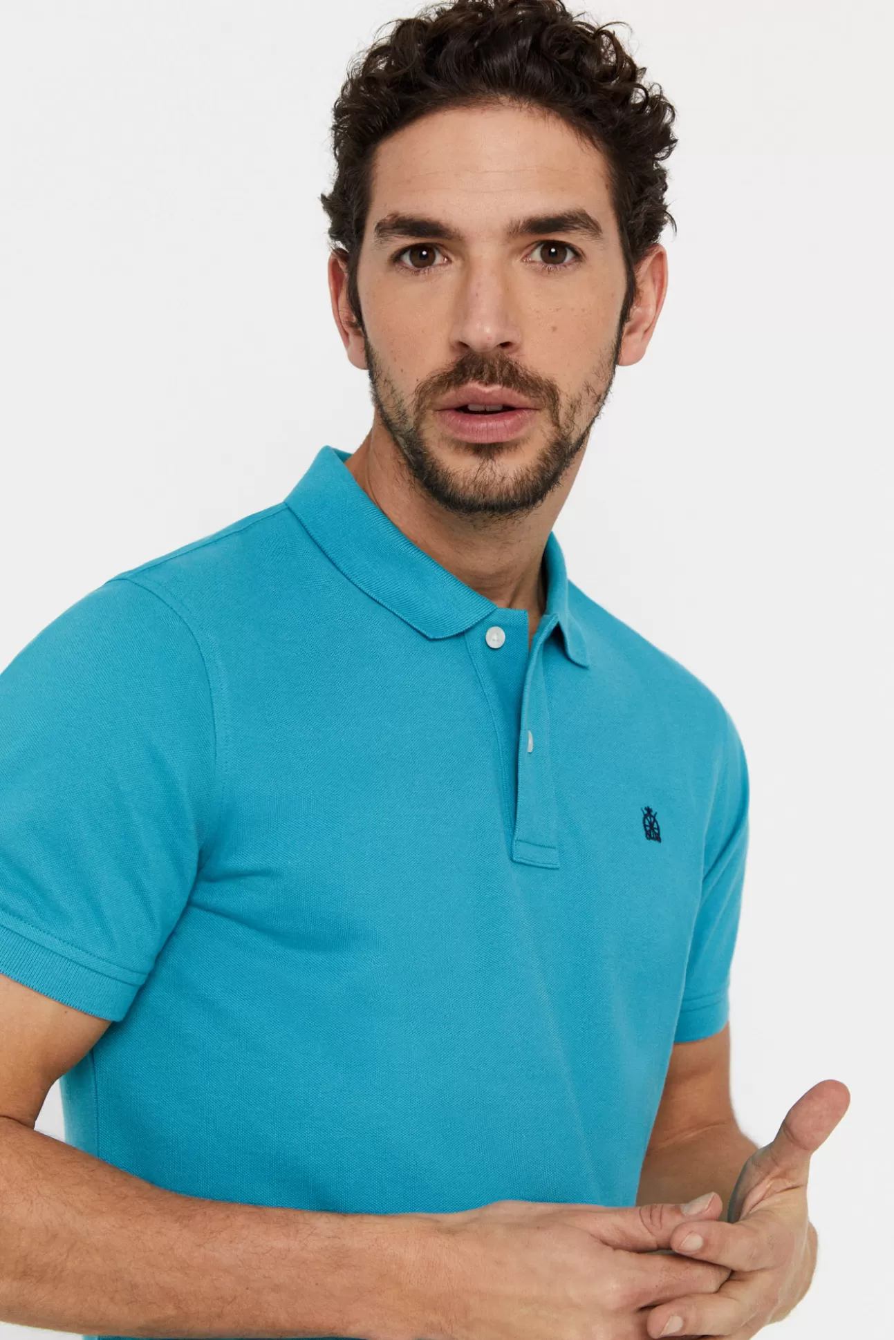 Outlet Polo Pique Logo Hombre Polos