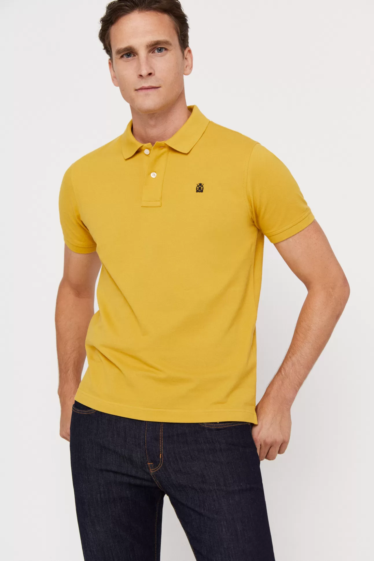 Shop Polo Pique Logo Hombre Polos