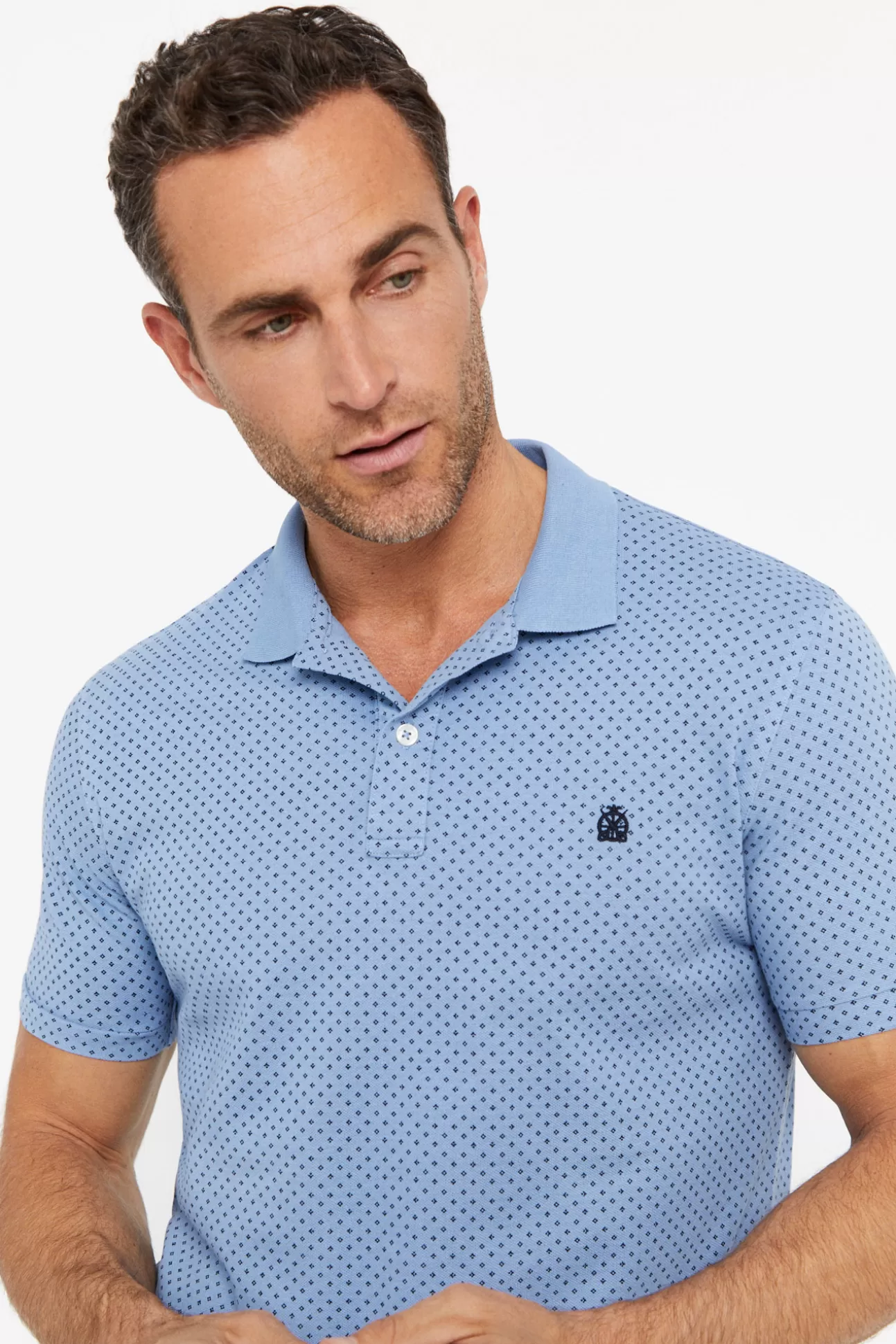 Store Polo Pique Microestampado Hombre Polos