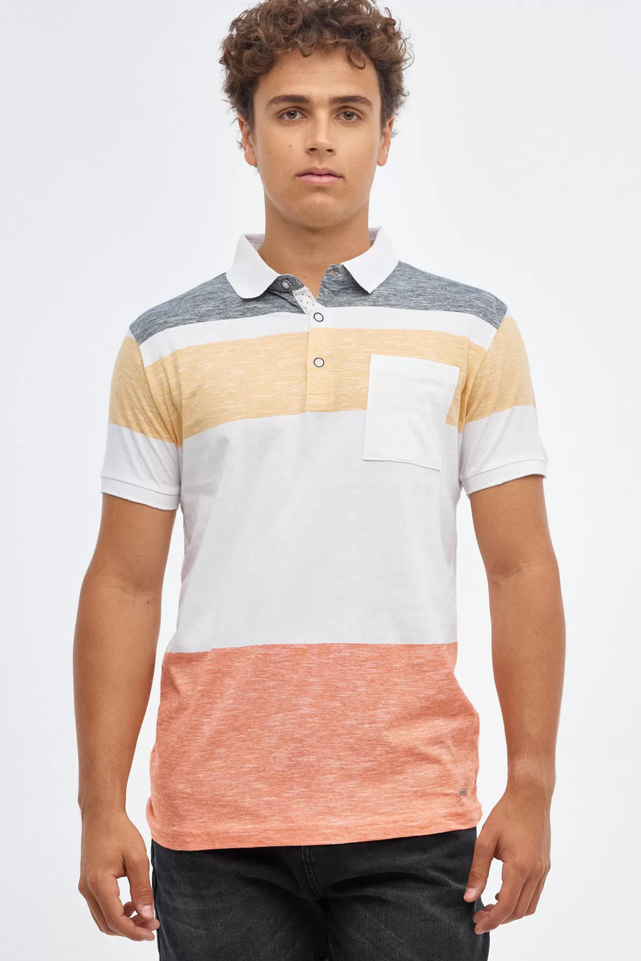 Sale Polo Rayas De Colores Hombre Polos