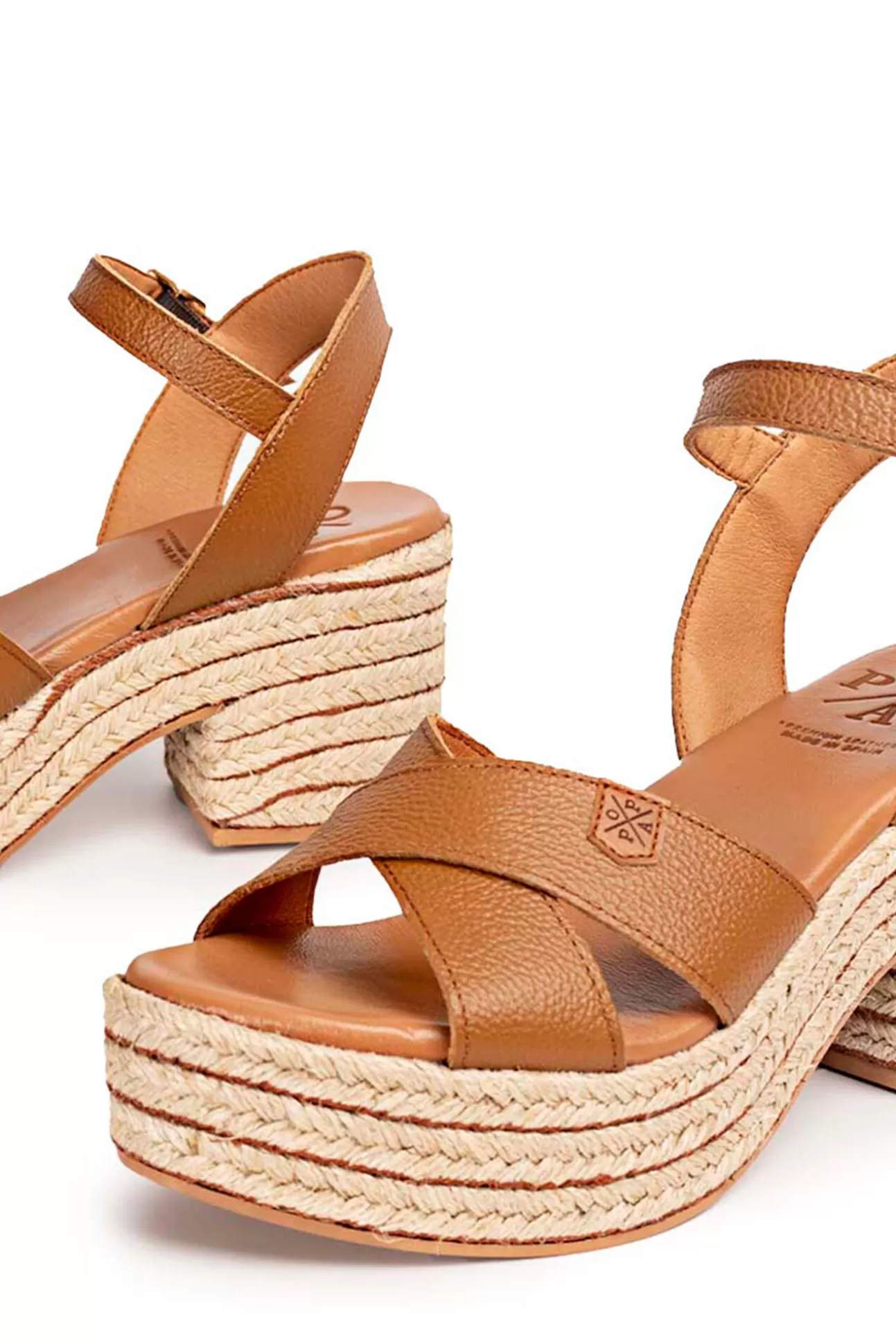 Hot Sandalias Clifton Piel Cuero Mujer Alpargatas