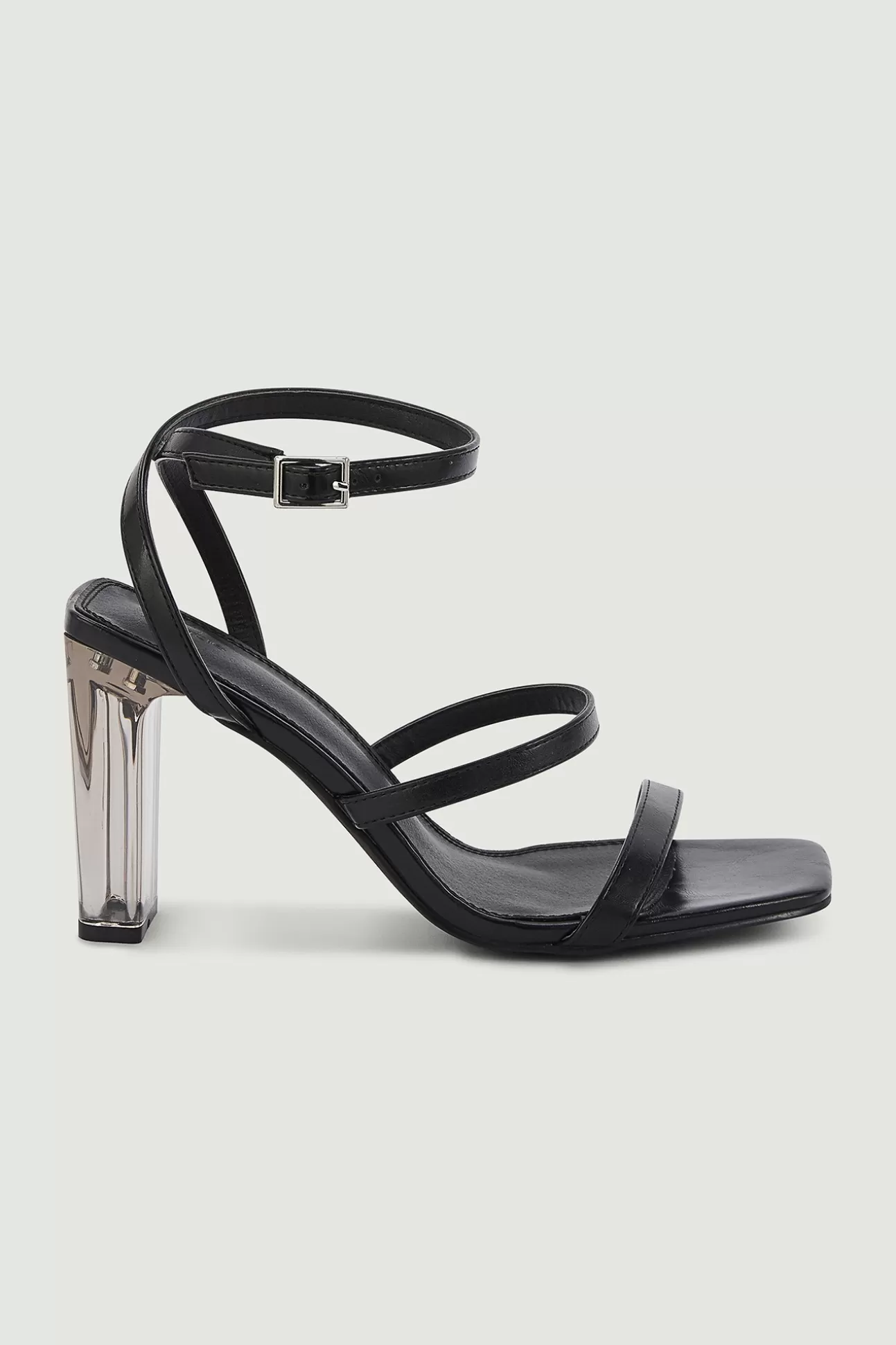 Cheap Sandalias De Tacon De Plexiglas Mujer Tacones