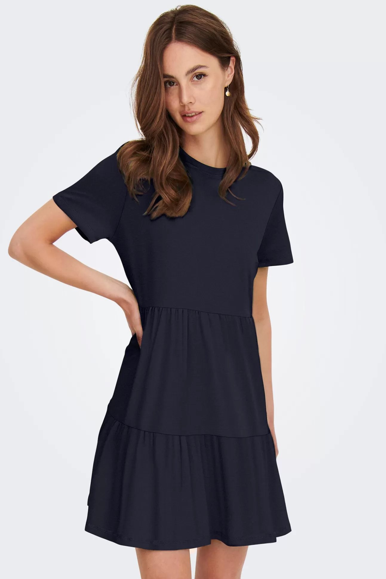 Clearance Short Regular Fit V-Neck Dress Mujer Vestidos Y Monos