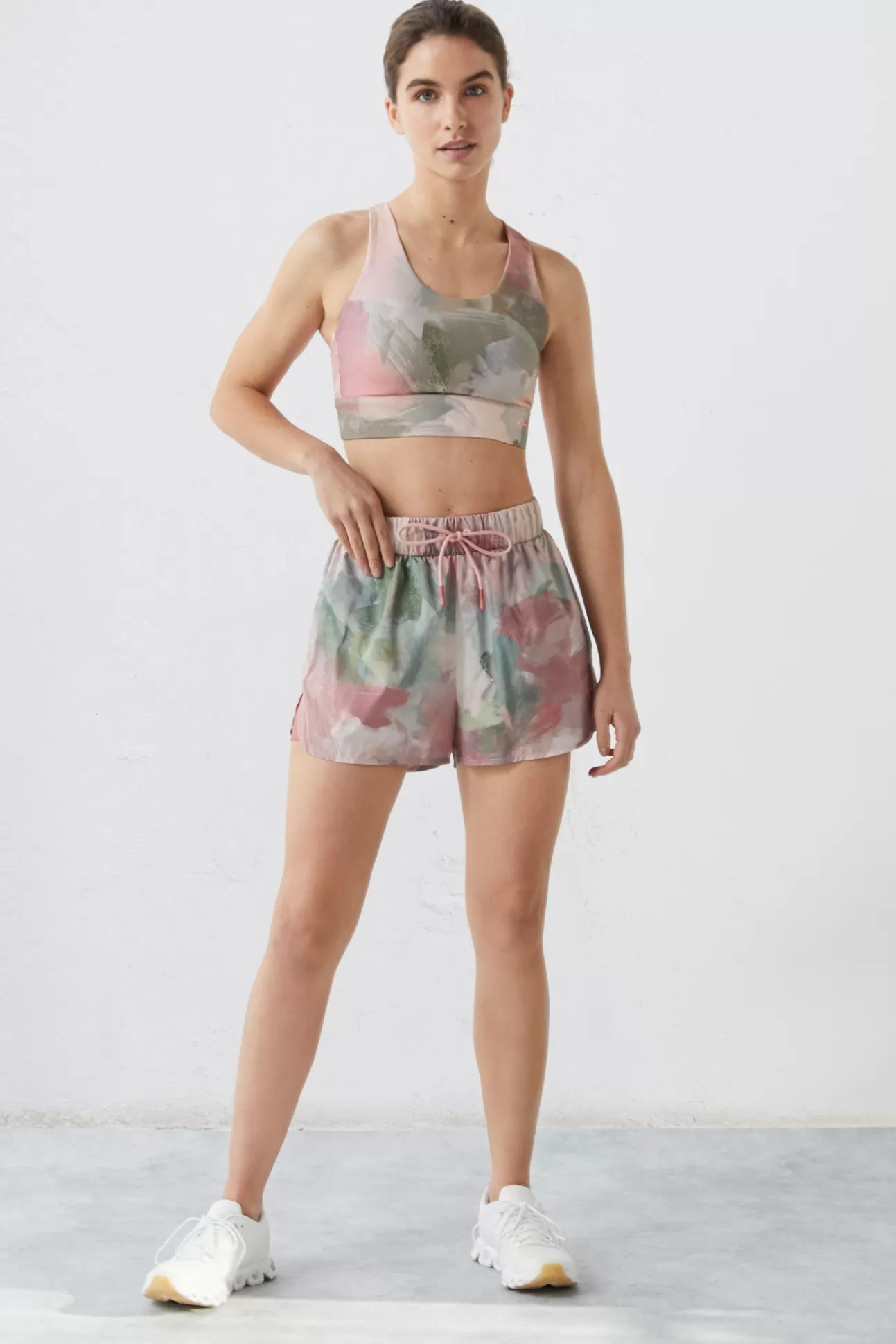 Fashion Short Tecnico Malla Interior Pincelada Mujer Shorts