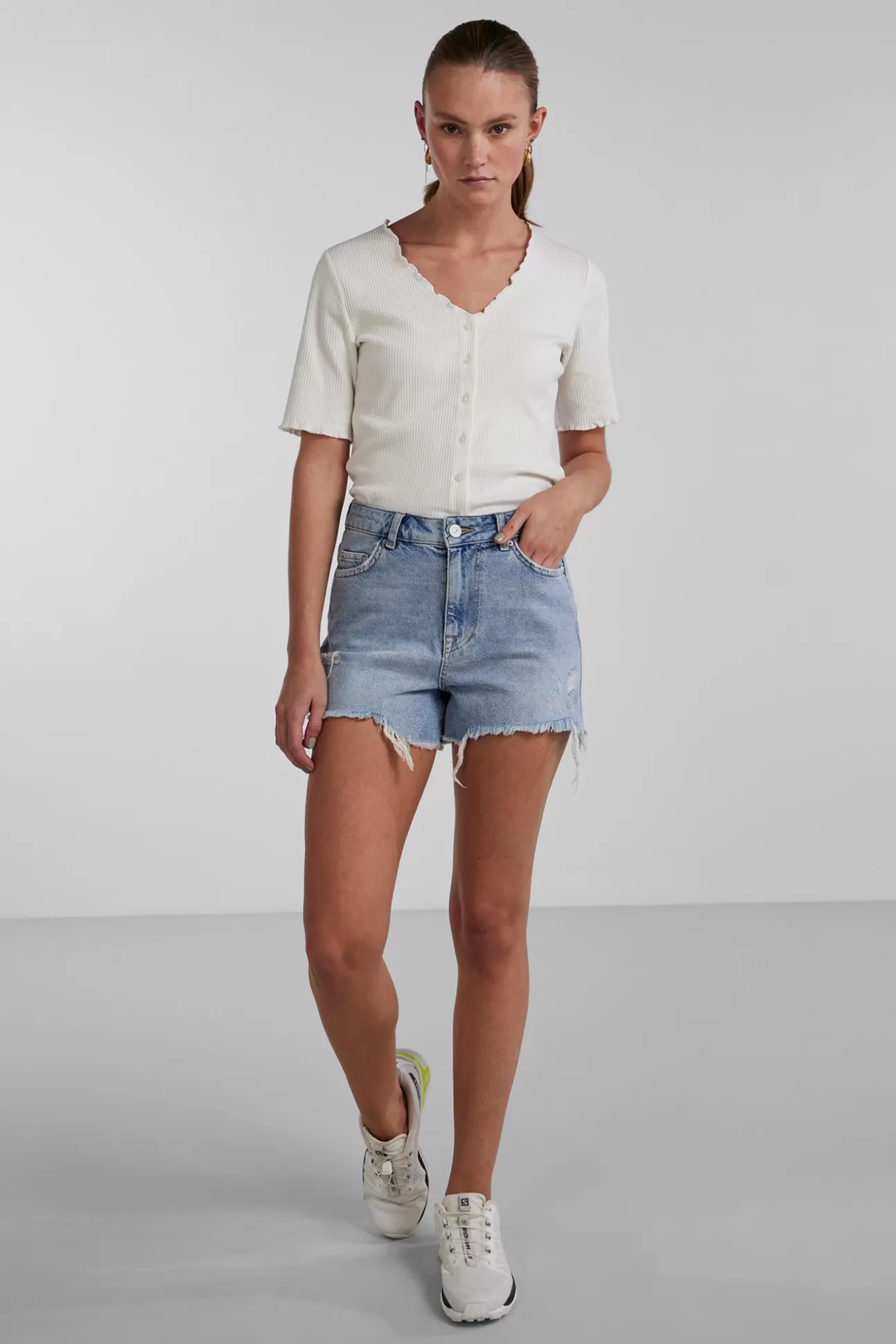 Store Short Vaquero Mujer Faldas