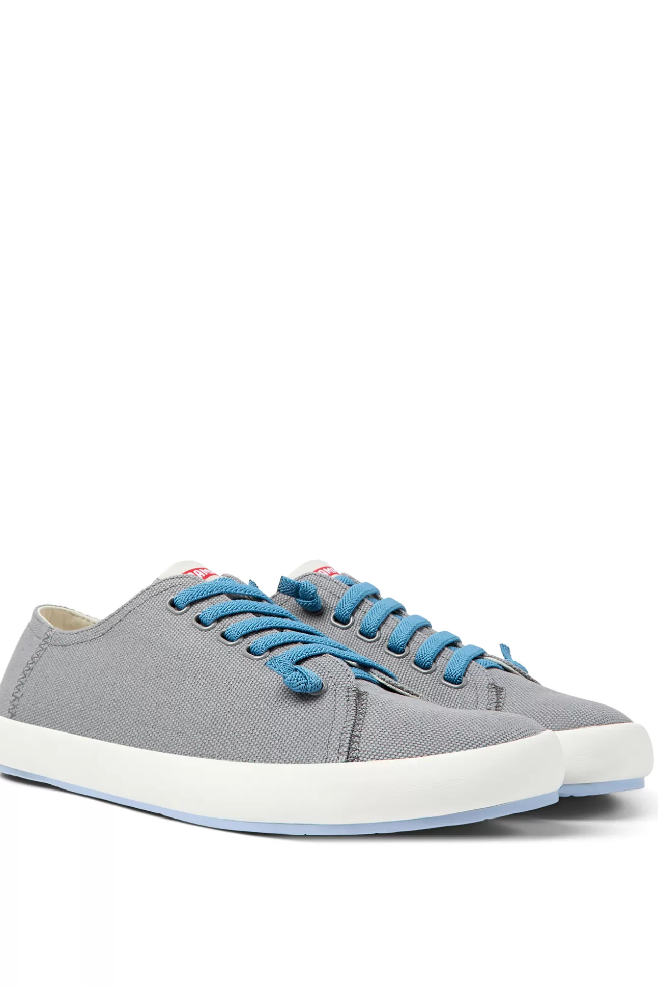 Fashion Sneakers Grises De Tejido Para Hombre. Hombre Zapatillas