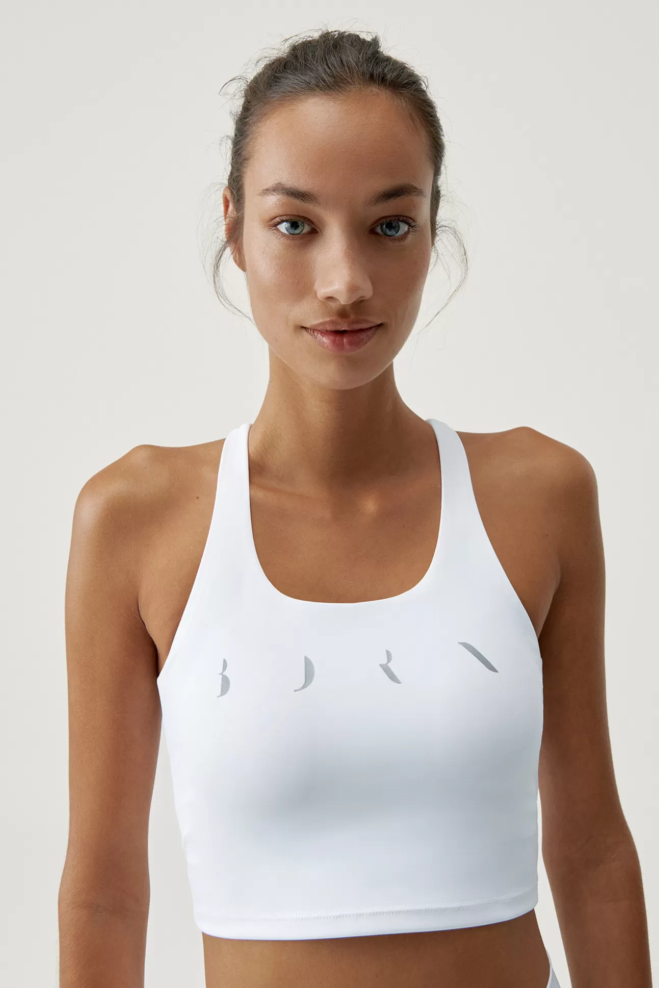 Shop Top Daira White/Black Mujer Tops Deportivos