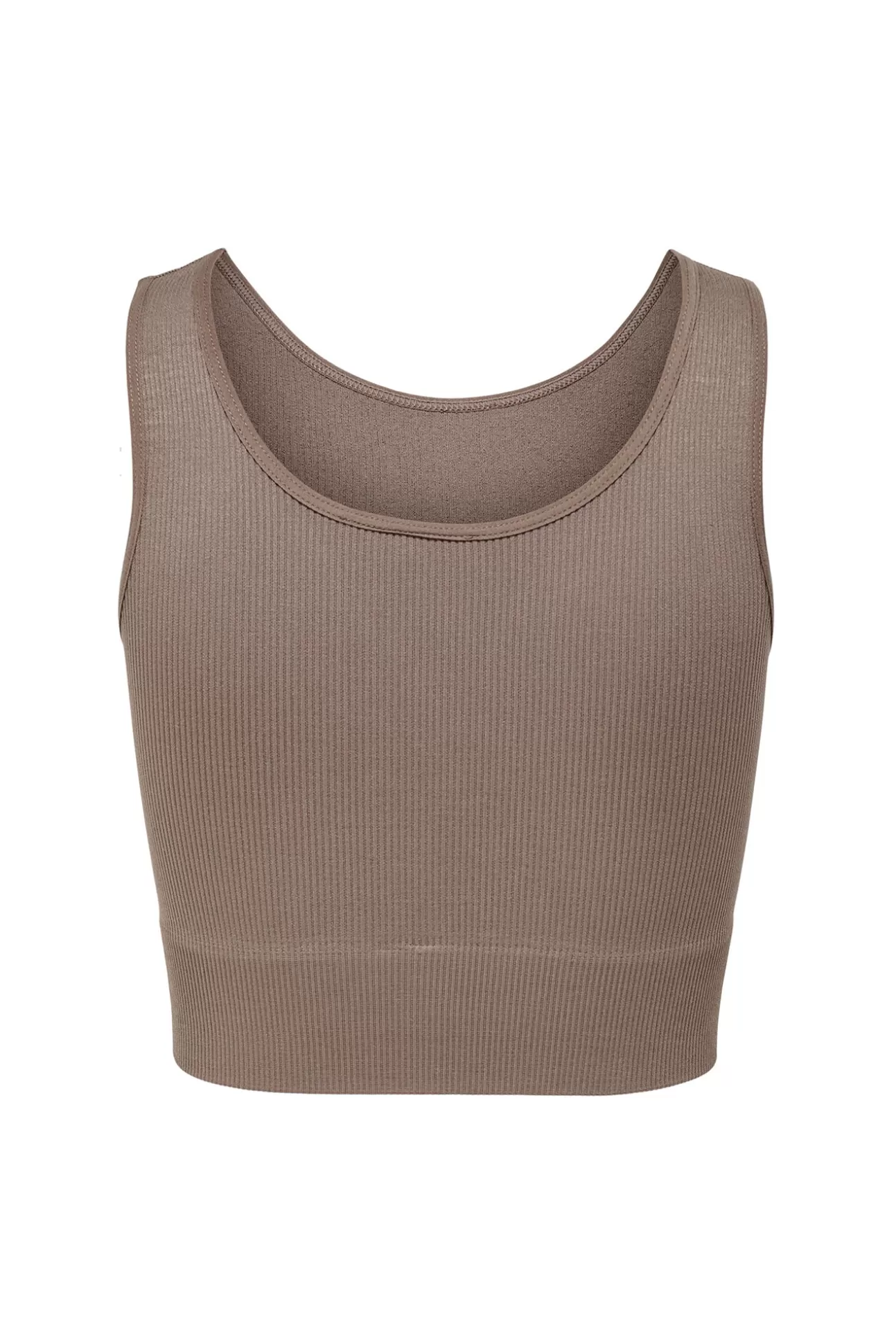 Hot Top Seamless Halter Mujer Tops Deportivos