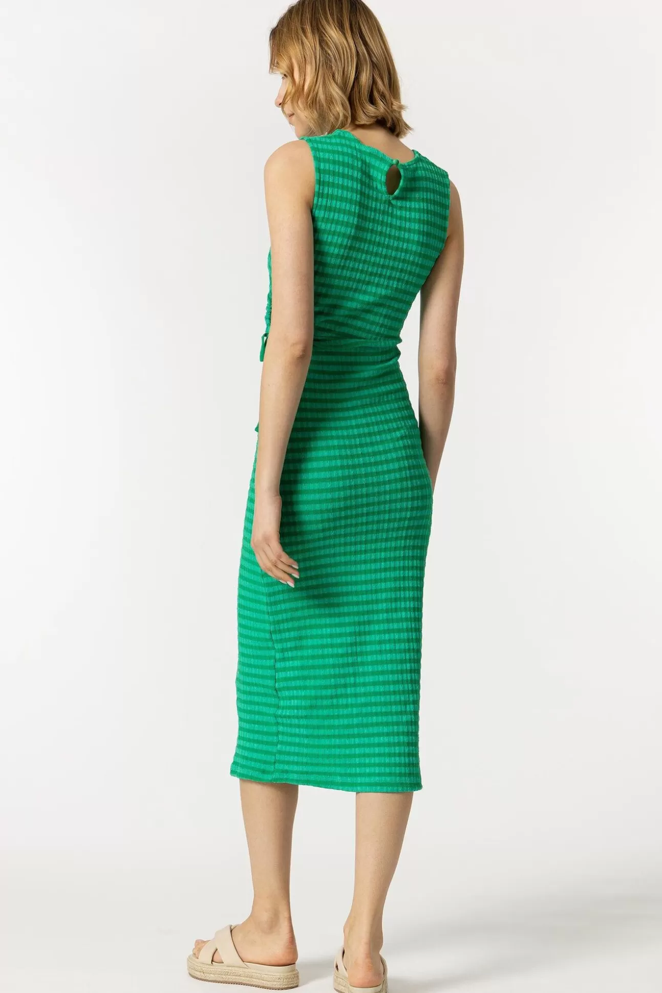 Clearance Vestido Bicolor Cut Out Mujer Vestidos Y Monos