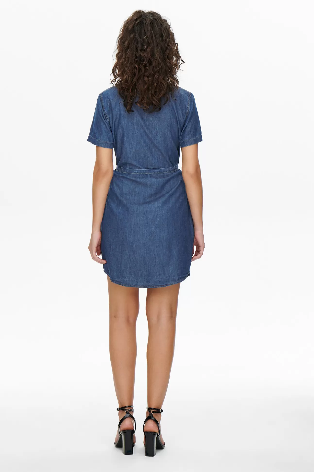 Clearance Vestido Corto Denim Mujer Vestidos Y Monos