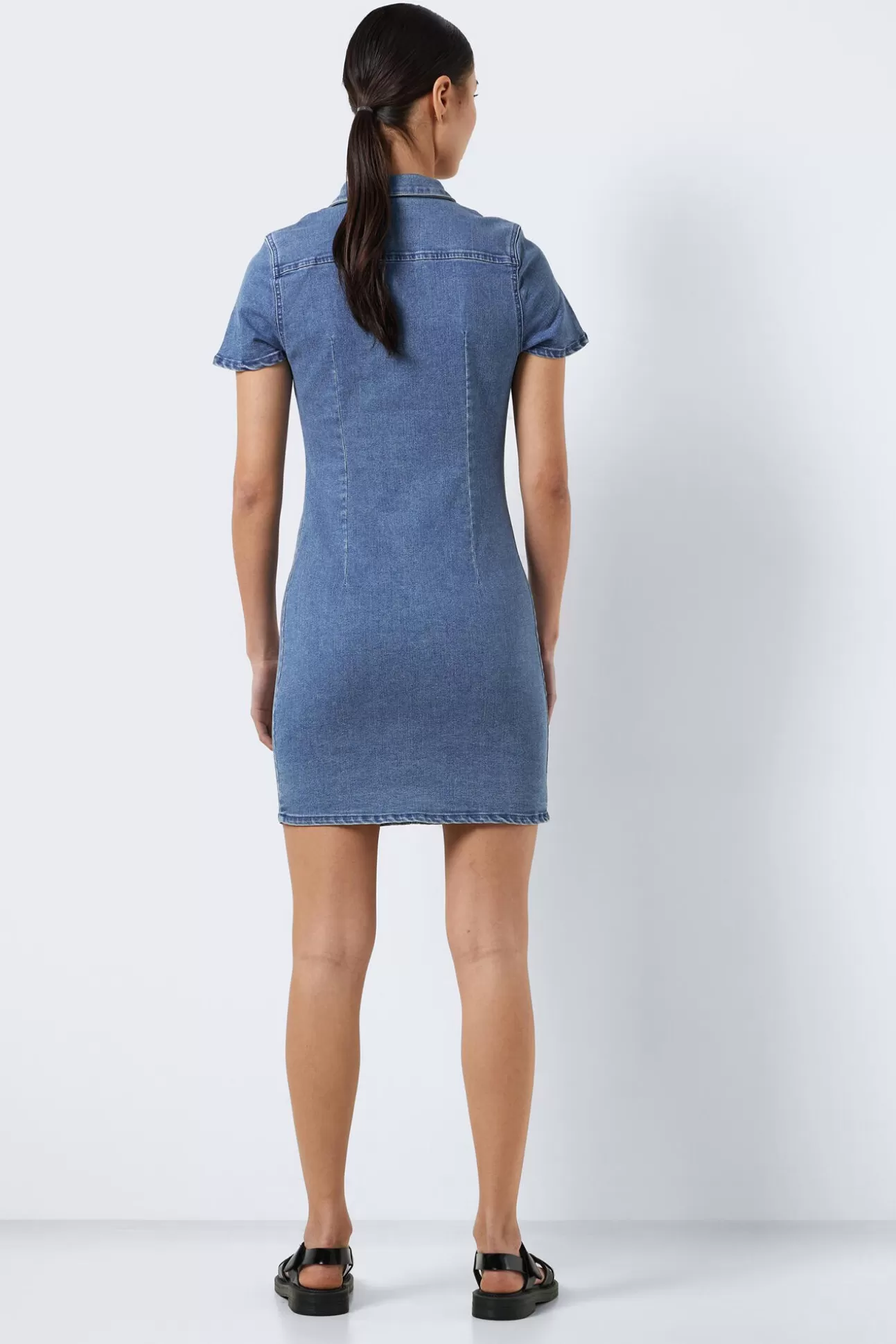 Flash Sale Vestido Corto Denim Mujer Vestidos Y Monos