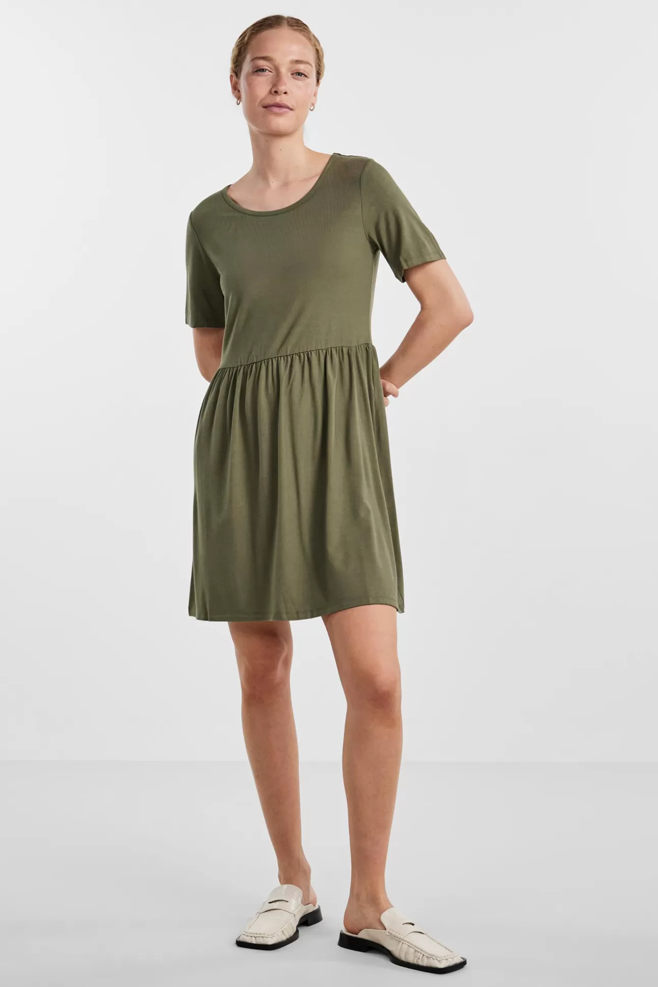 Cheap Vestido Midi Camisero. Mujer Vestidos Y Monos