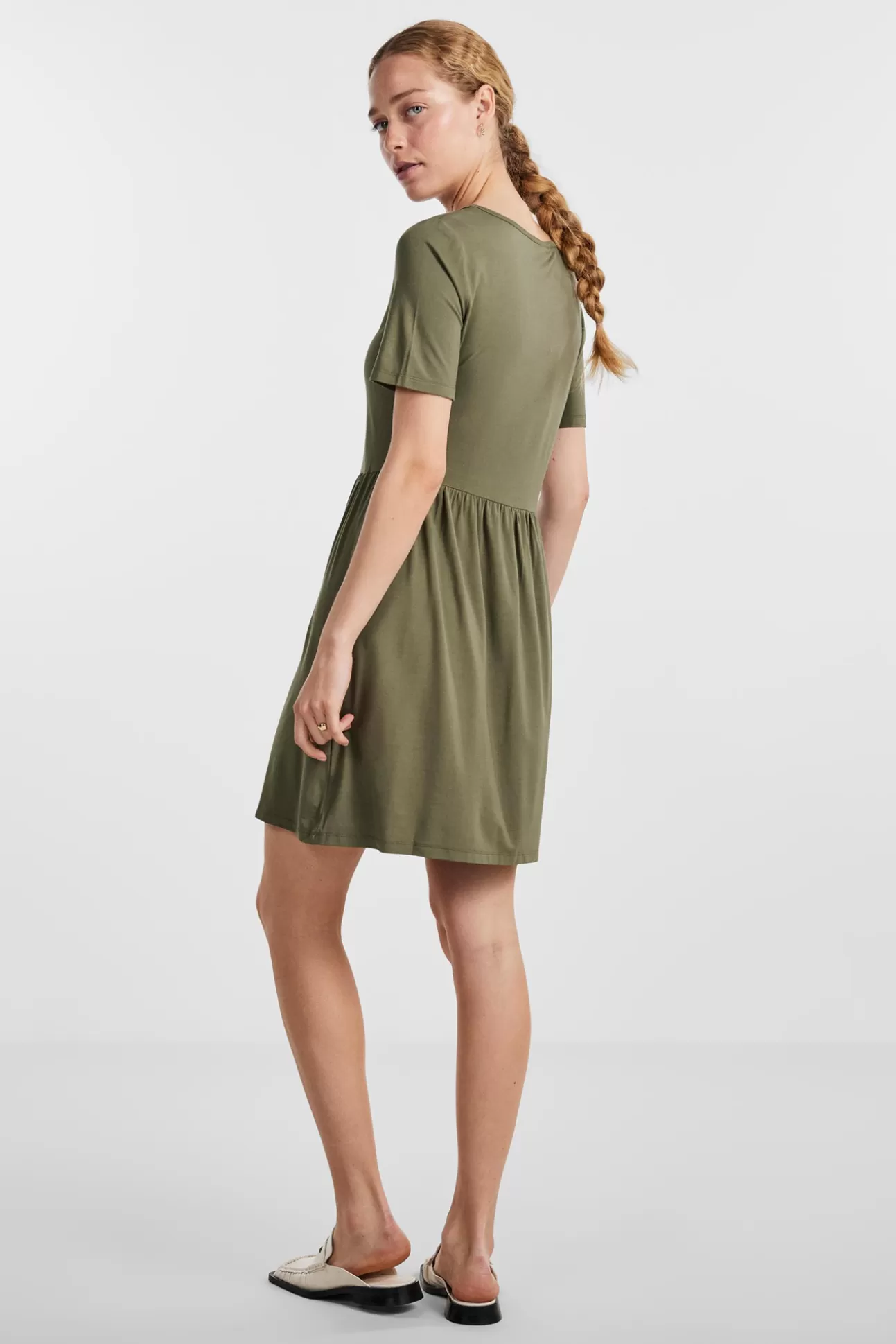 Cheap Vestido Midi Camisero. Mujer Vestidos Y Monos