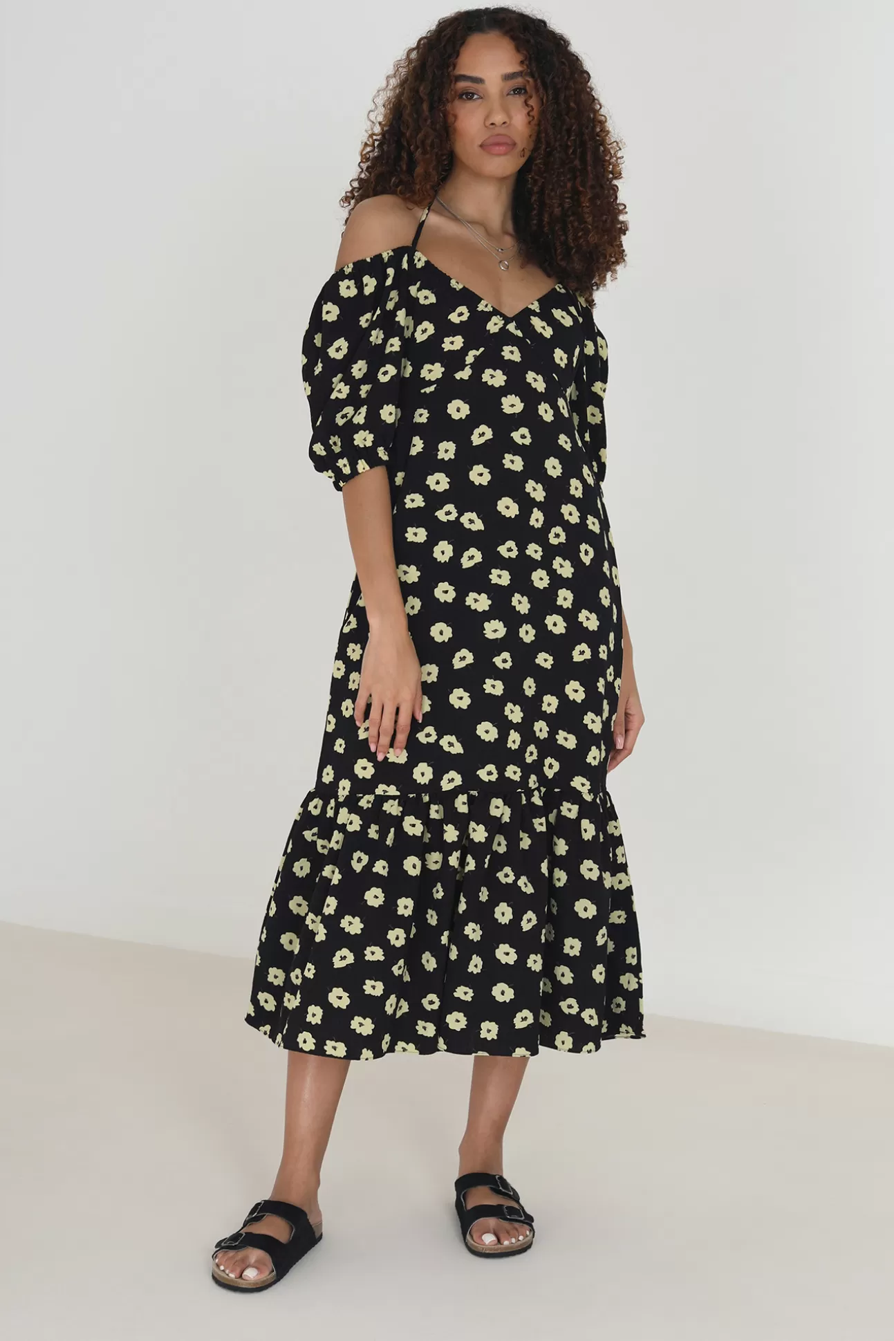 Flash Sale Vestido Midi Y Estampado Mujer Vestidos Y Monos