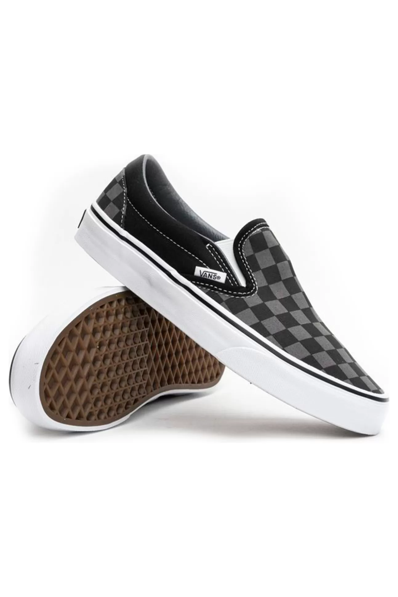 Shop Zapatillas Checkerboard Old Skool Slip-On Hombre Zapatillas